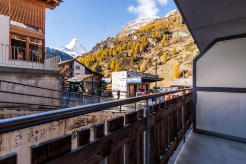 Studio Enzian - Matterhorn Sicht bei der Bergbahn Inspiringplaceszermatt
