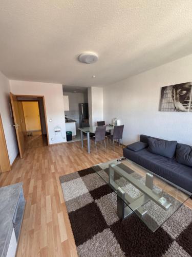 Posezení v ubytování Gemütliche Wohnung für 3 Personen