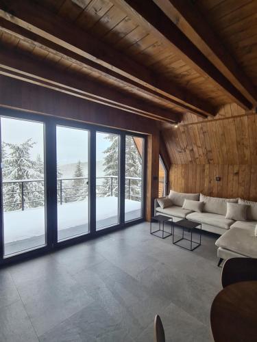 Posezení v ubytování Gorje Tara