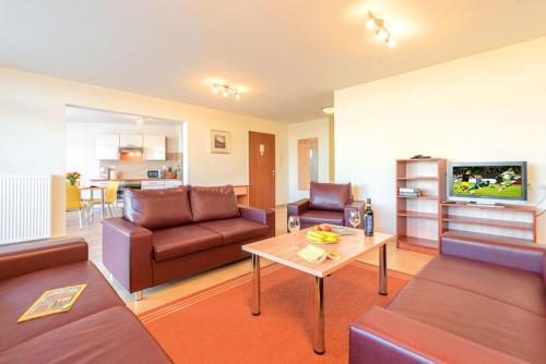 Un lugar para sentarse en Residenz Meeresblick B Fewo 5