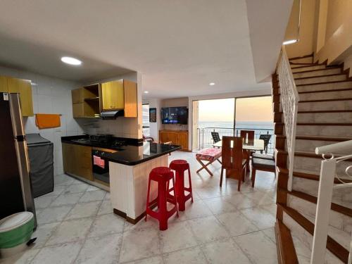 Køkken eller tekøkken på Apartamento MI ATARDECER