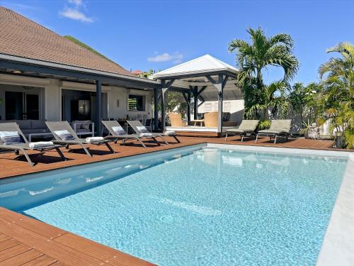 Villa Mangorient 3 bd private pool in Orient Bay