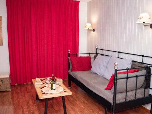 Postel nebo postele na pokoji v ubytování Appartement Duplex 3 Pièces avec Piscine Chauffée à 300m des Pistes - Superdevoluy - FR-1-504-457