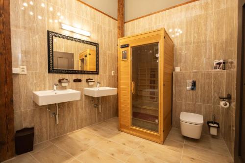 Ένα μπάνιο στο Apartmány na Bašte