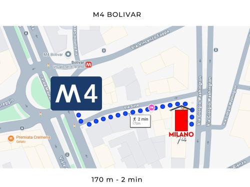 M4 Center - Design Washington - Self Check In - WiFi - Balcony - AC - MilanoFlats