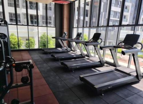 Γυμναστήριο ή/και όργανα γυμναστικής στο Das Haus Homestay Puchong