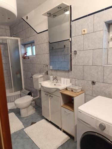 Koupelna v ubytování Apartman Kepić
