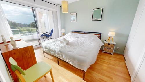 Ένα ή περισσότερα κρεβάτια σε δωμάτιο στο Le Green Spot