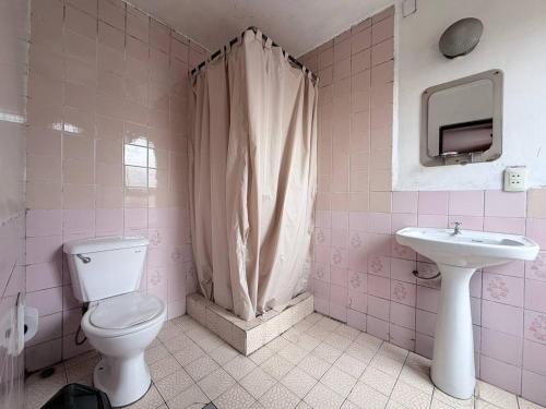 Koupelna v ubytování Hostal Tambo de Oro