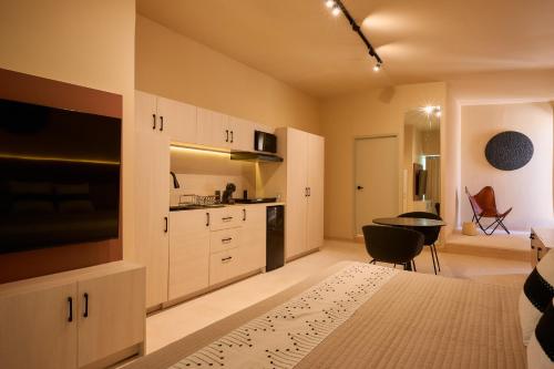 Nhà bếp/bếp nhỏ tại Casa Eucaliptos