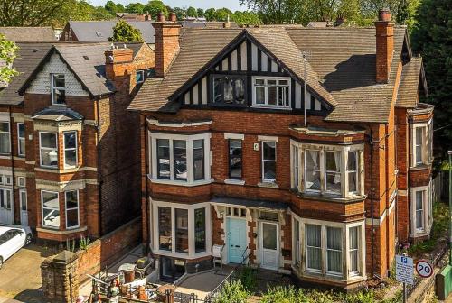 Bygningen som pensionatet ligger i