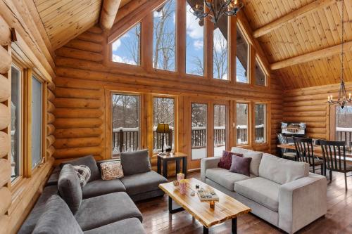 Posezení v ubytování Chalet Zurri