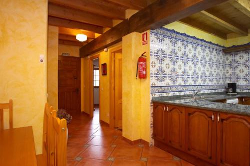 Kuchyň nebo kuchyňský kout v ubytování La Diligencia