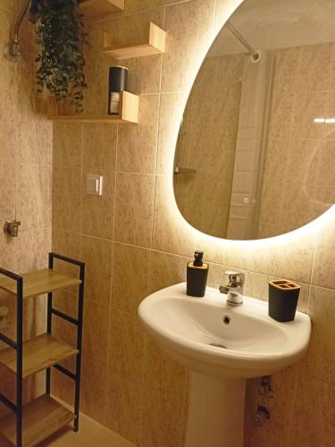 Koupelna v ubytování View clock loft