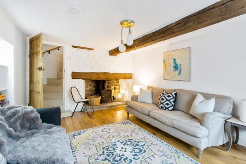 Istumisnurk majutusasutuses Cotswolds Townhouse in centre of Tetbury