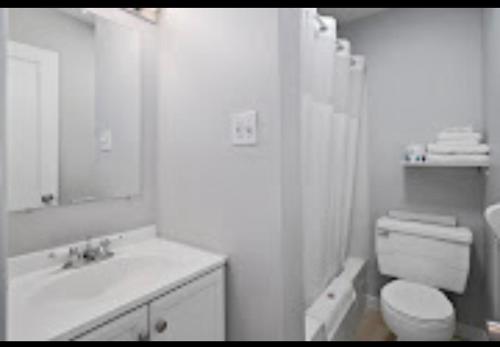 Koupelna v ubytování The Mint Motel