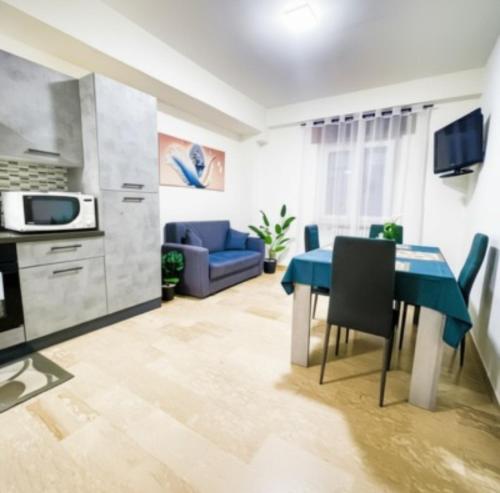 Kuchyň nebo kuchyňský kout v ubytování Residenza India