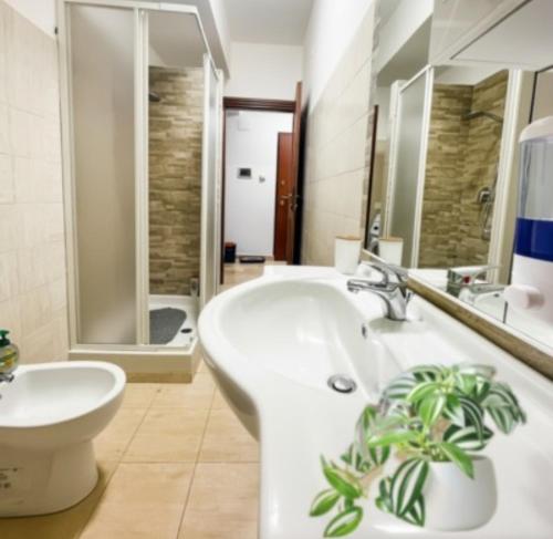 Koupelna v ubytování Residenza India