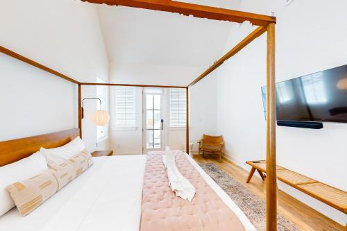 Postel nebo postele na pokoji v ubytování Sunshine Overtime