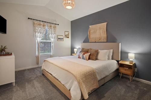 Postel nebo postele na pokoji v ubytování Beaumont