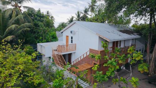 Zahrada ubytování Eco Palm Maldives