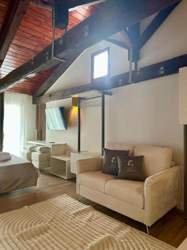 Χώρος καθιστικού στο Il Casale della Baronessa