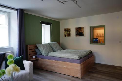En eller flere senge i et værelse på Nicole's kleine Schwedenstube