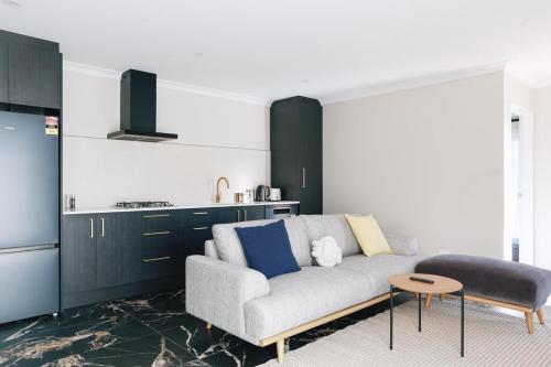 Η κουζίνα ή μικρή κουζίνα στο Heavenly Tekapo Apartment A