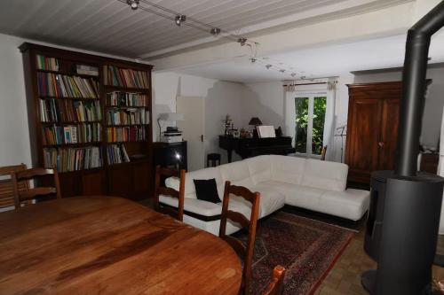 Knihovna v bed and breakfast