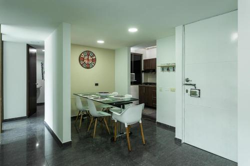 Η κουζίνα ή μικρή κουζίνα στο Hermoso apartamento en Calle 80 in Bogota