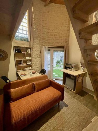 Posezení v ubytování Le Nid Charentais