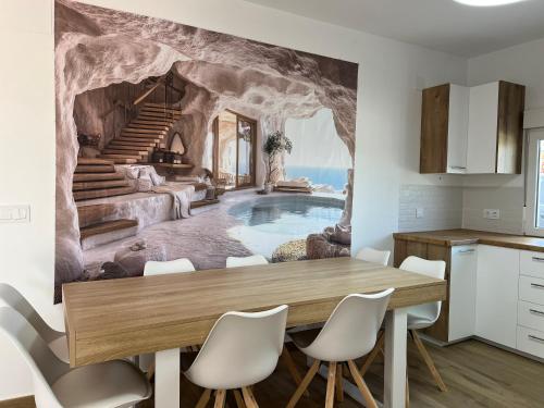 Kuchyň nebo kuchyňský kout v ubytování Casa las Cordobesas alojamiento rural