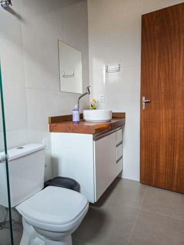 Ένα μπάνιο στο Casa temporada Bela Vista