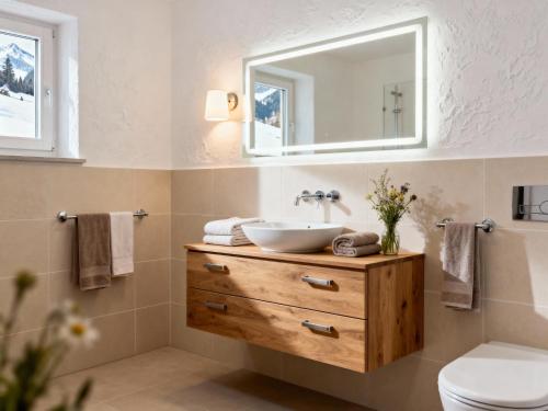 Ένα μπάνιο στο Apartments Waldinger Top 4