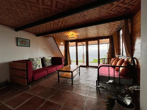 Χώρος καθιστικού στο Fantasy Lodge