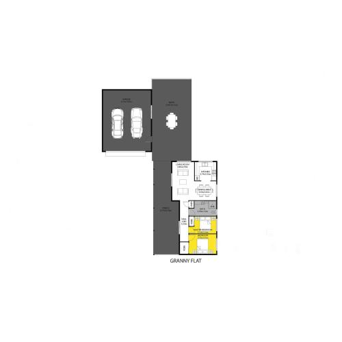 a floor plan of the ground floor of a house at Villa Burra - Pet Friendly - 5 Mins Walk to the Beach in Culburra Beach