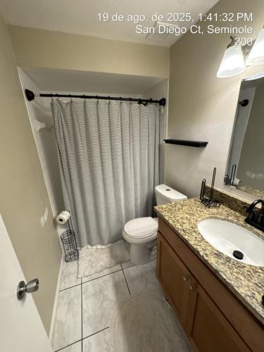 Koupelna v ubytování Maxx Maximum Comfort LLC