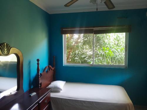 Ένα ή περισσότερα κρεβάτια σε δωμάτιο στο 4 bedroom villa, private pool, ocean view, security