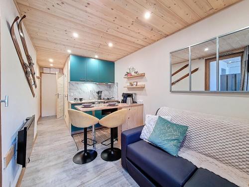 Studio cozy au pied des pistes avec balcon sud, pour 4 personnes