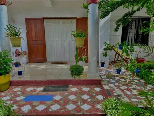 Zahrada ubytování La maison blanche