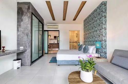 Χώρος καθιστικού στο Peridot Golden Sand