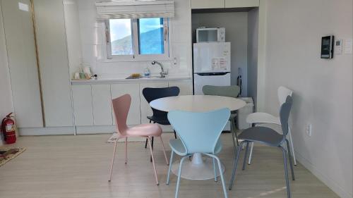 Nhà bếp/bếp nhỏ tại Antonio's Farm