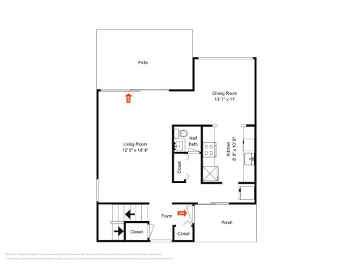 a floor plan of a house at Treetops 5403 in Hilton Head Island