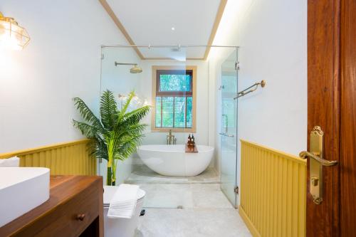 Ένα μπάνιο στο Olive Hill Pool Villa Khaoyai