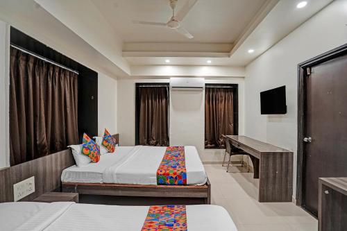 Ένα ή περισσότερα κρεβάτια σε δωμάτιο στο Via Shahi Villa