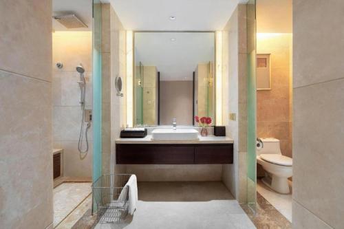 Koupelna v ubytování White Swan Hotel ChangSha