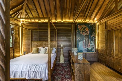 Voodi või voodid majutusasutuse Bungalow Bali toas