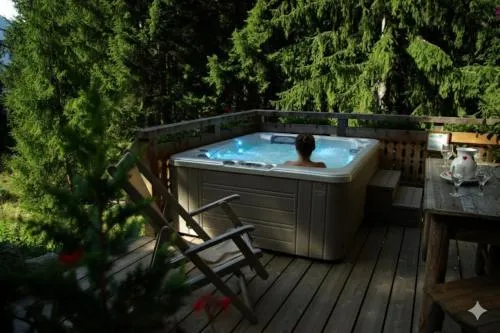 Hôtel Les Chalets de Philippe avec Jacuzzis Privatifs photo 8