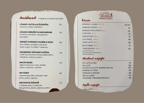 Certifikát, hodnocení, plakát nebo jiný dokument vystavený v ubytování Luxusní Apartmán Domovjanka - KNĚHYNĚ