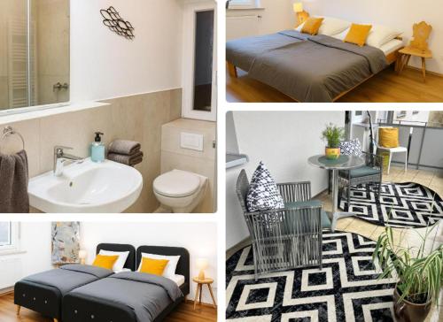 Koupelna v ubytování Craftsmen Home Handwerker Heimat